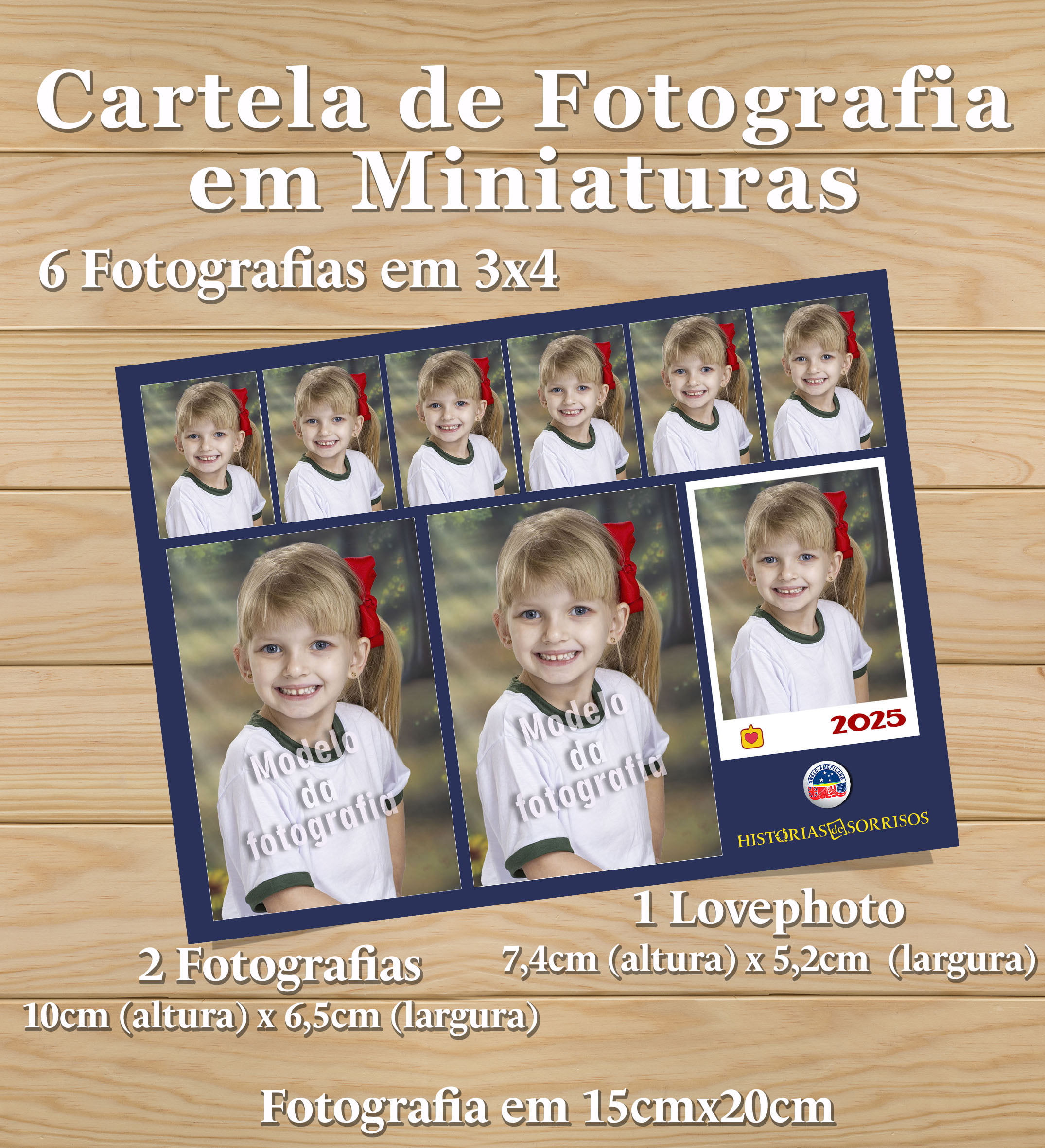 CARTELA DE FOTOGRAFIAS EM MINIATURAS - ANGLO RESENDE 2025 