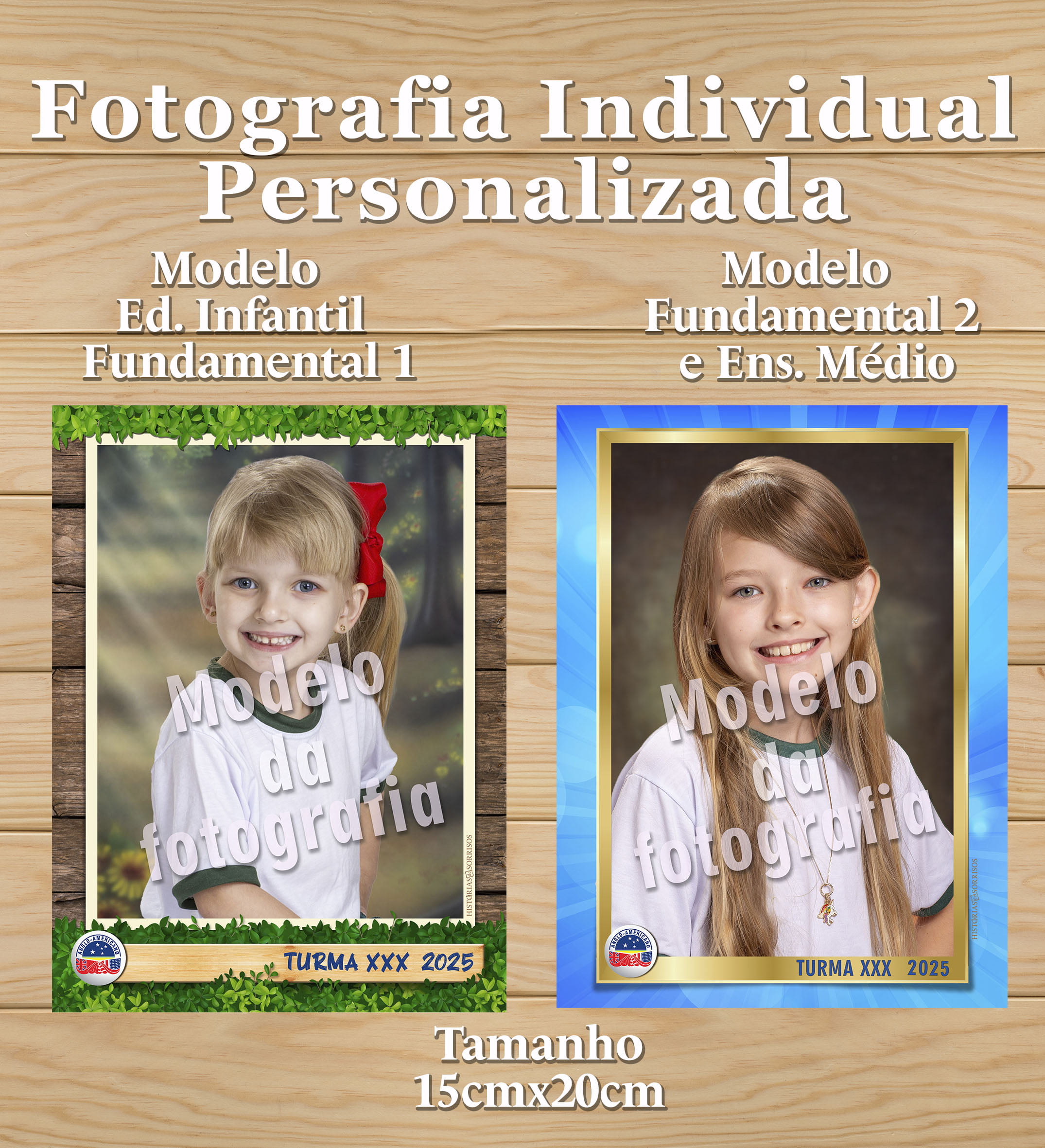 FOTOGRAFIA ESCOLAR INDIVIDUAL PERSONALIZADA -ANGLO RESENDE 2025 