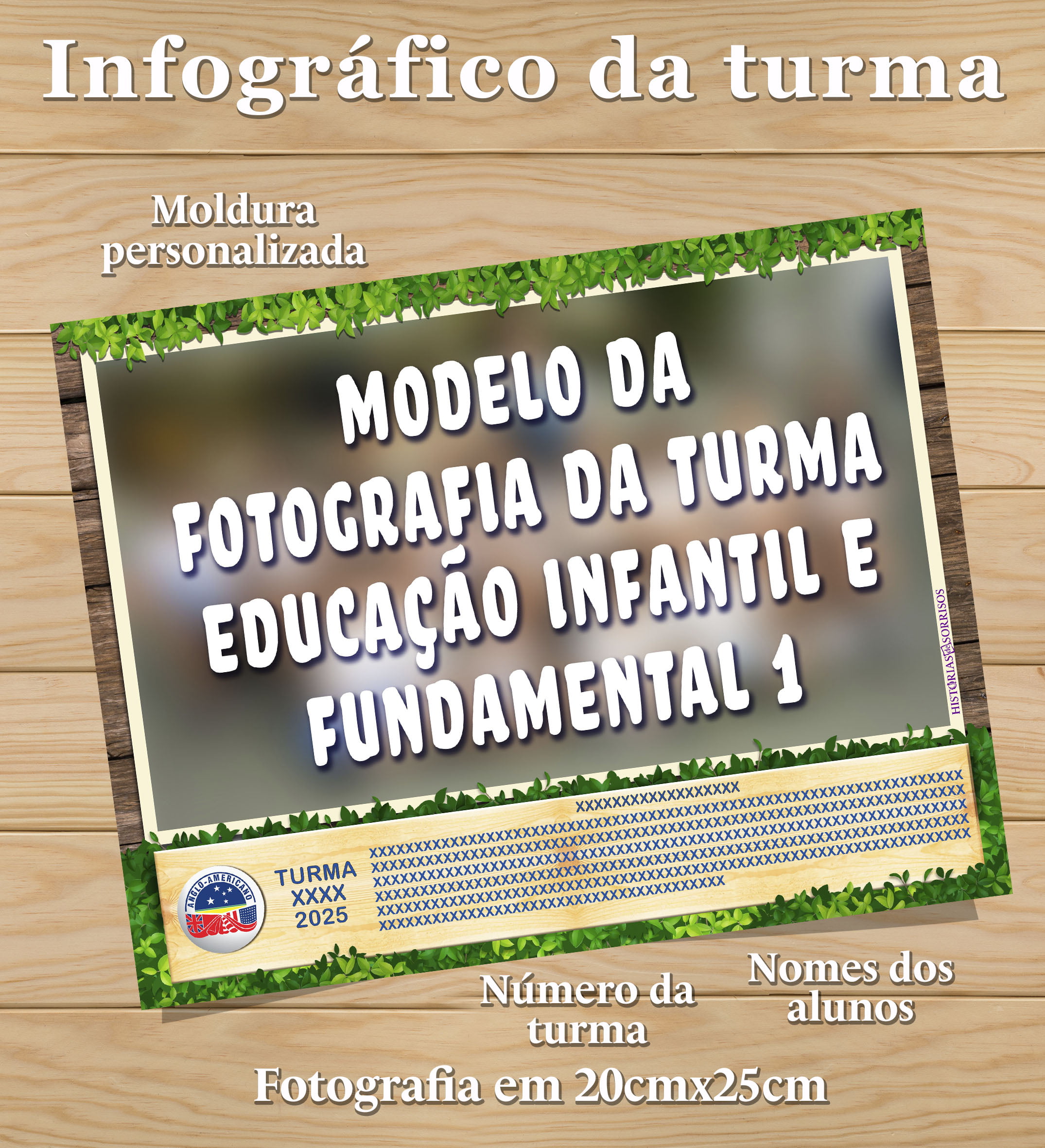 FOTOGRAFIA PERSONALIZADA DA TURMA  - ANGLO NIPA  2025 