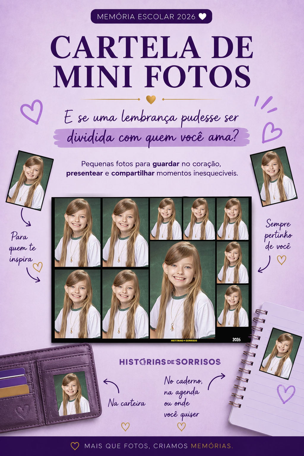 CARTELA DE FOTOGRAFIAS EM MINIATURAS - ANGLO NIPA 2026