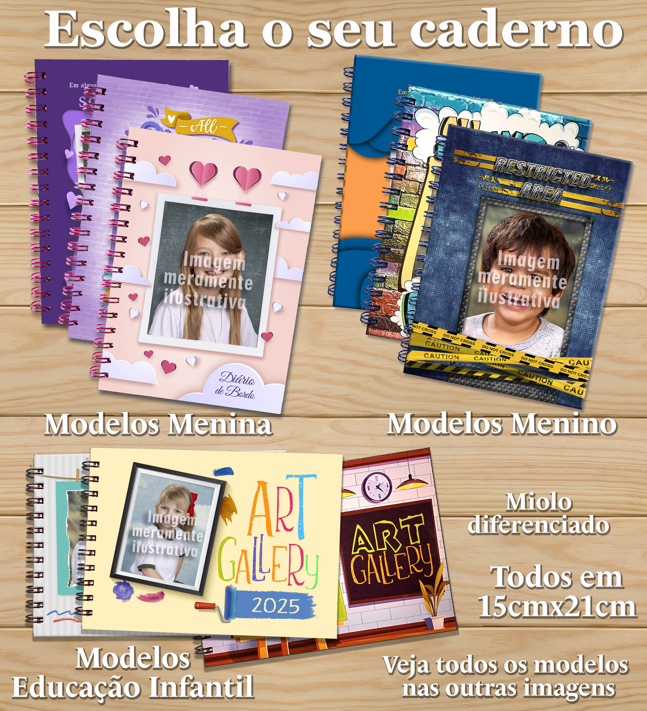 CADERNO PERSONALIZADO - CAMÕES PINOCHIO 2026