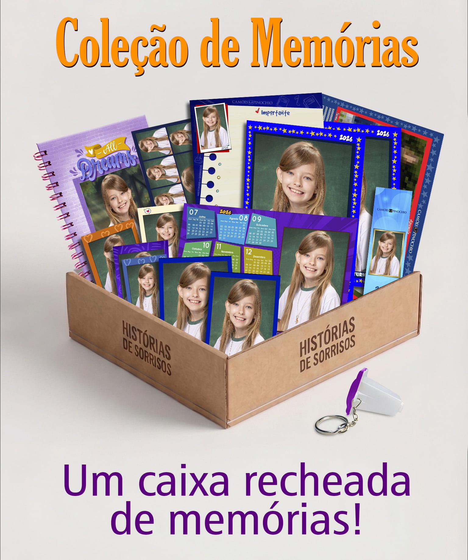 COLEÇÃO DE MEMÓRIAS PREMIUM com ARQUIVO DIGITAL- CAMÕES PINOCHIO 2026