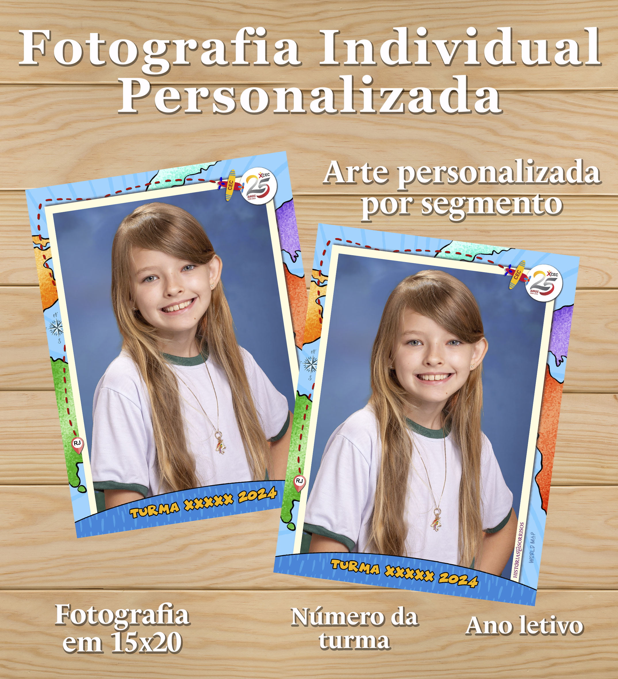 FOTOGRAFIA ESCOLAR INDIVIDUAL PERSONALIZADA - CEC 2024