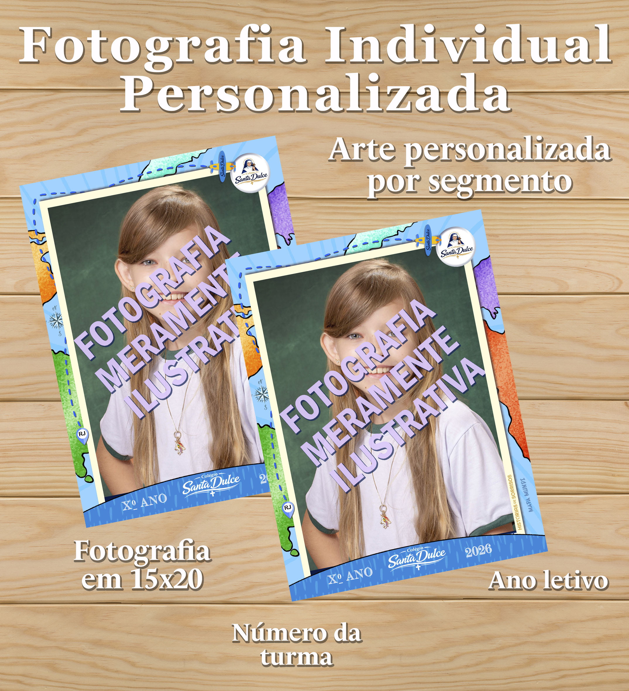 FOTOGRAFIA ESCOLAR INDIVIDUAL PERSONALIZADA - COLÉGIO SANTA DULCE - 2026