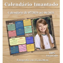 CALENDÁRIO PERSONALIZADO 100% IMANTADO - MOPI TIJUCA 2024