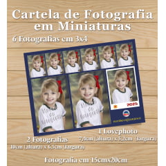 CARTELA DE FOTOGRAFIAS EM MINIATURAS - ANGLO RESENDE 2025 