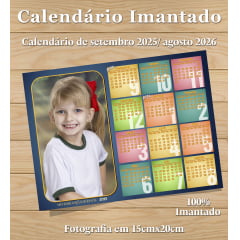 CALENDÁRIO PERSONALIZADO 100% IMANTADO -ANGLO NIPA 2025 