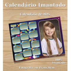 CALENDÁRIO PERSONALIZADO 100% IMANTADO - ANGLO BARRA - 2024