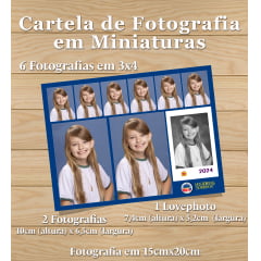 CARTELA DE FOTOGRAFIAS EM MINIATURAS - ANGLO RESENDE 2024