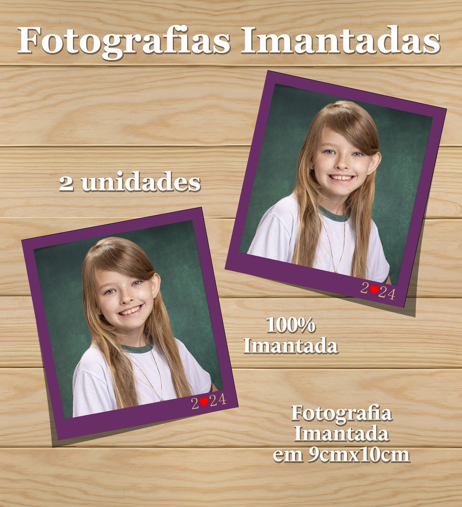 FOTOGRAFIA IMANTADA (2 UNIDADES) - VINE - 2024