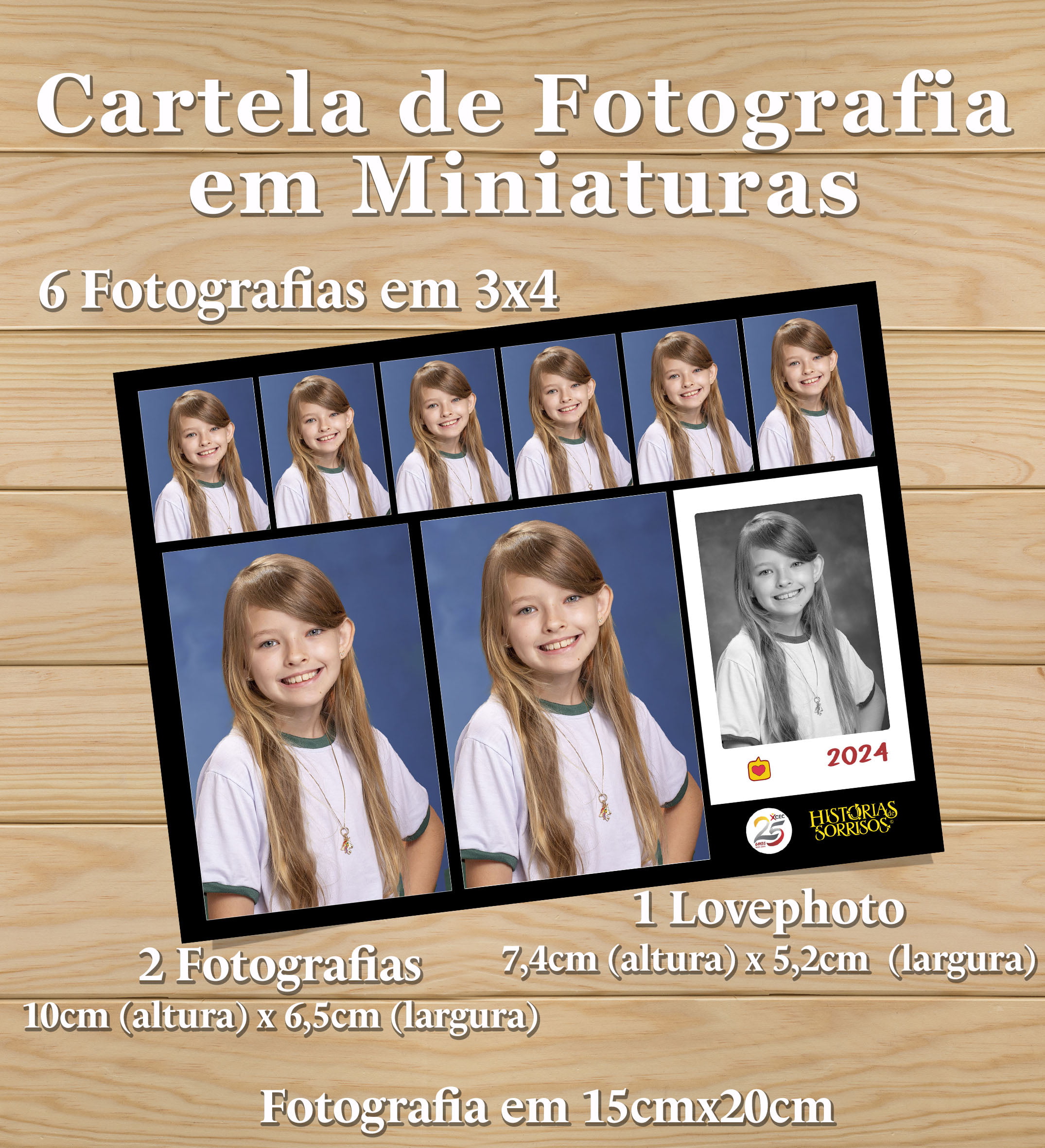 CARTELA DE FOTOGRAFIAS EM MINIATURAS - VINE -2025