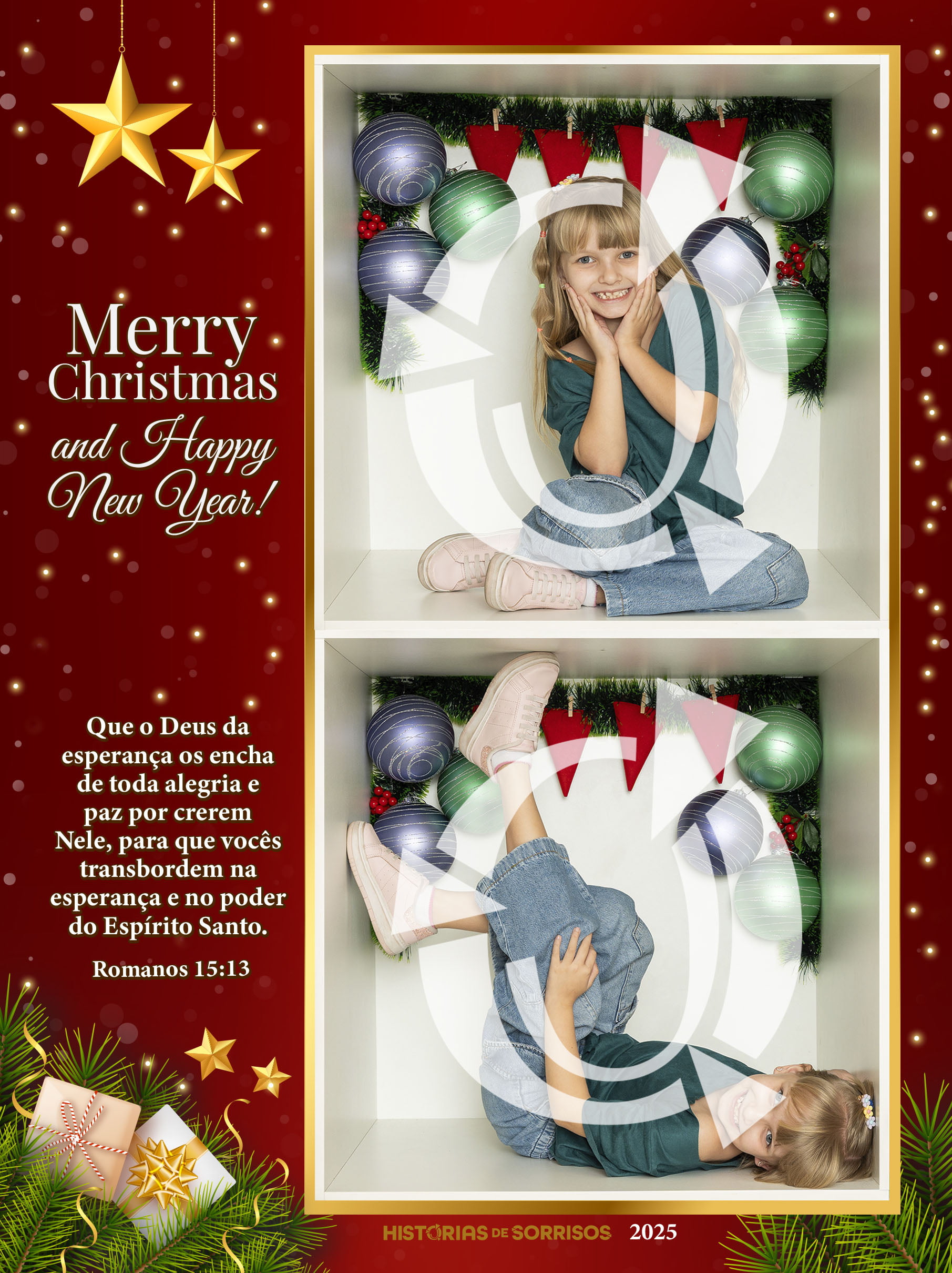 NATAL - PACOTE ESSENCIAL VINE 2025 - 2 CARTÕES FOTOGRÁFICOS
