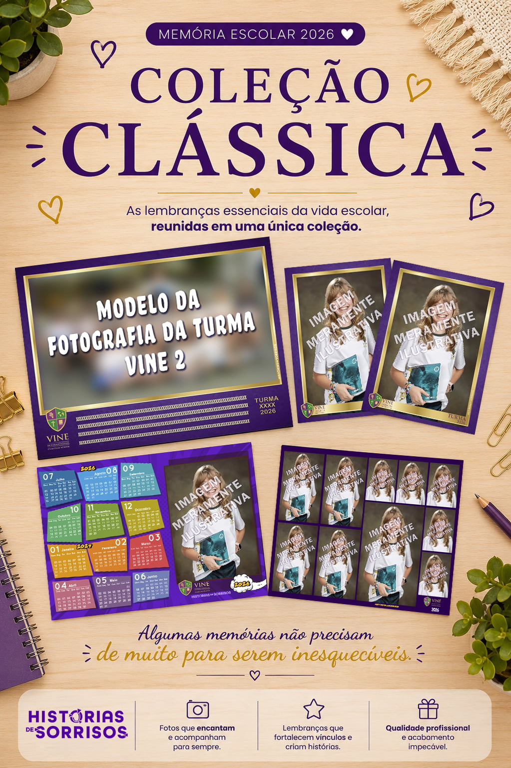 COLEÇÃO CLÁSSICA - VINE SCHOOL - 2026